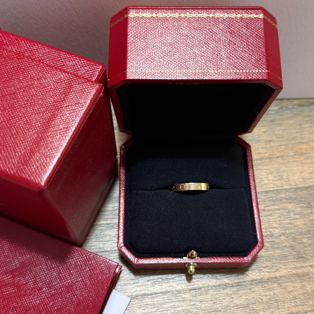Cartier Love wedding band yellow gold size 55 - Picture 2 of 9